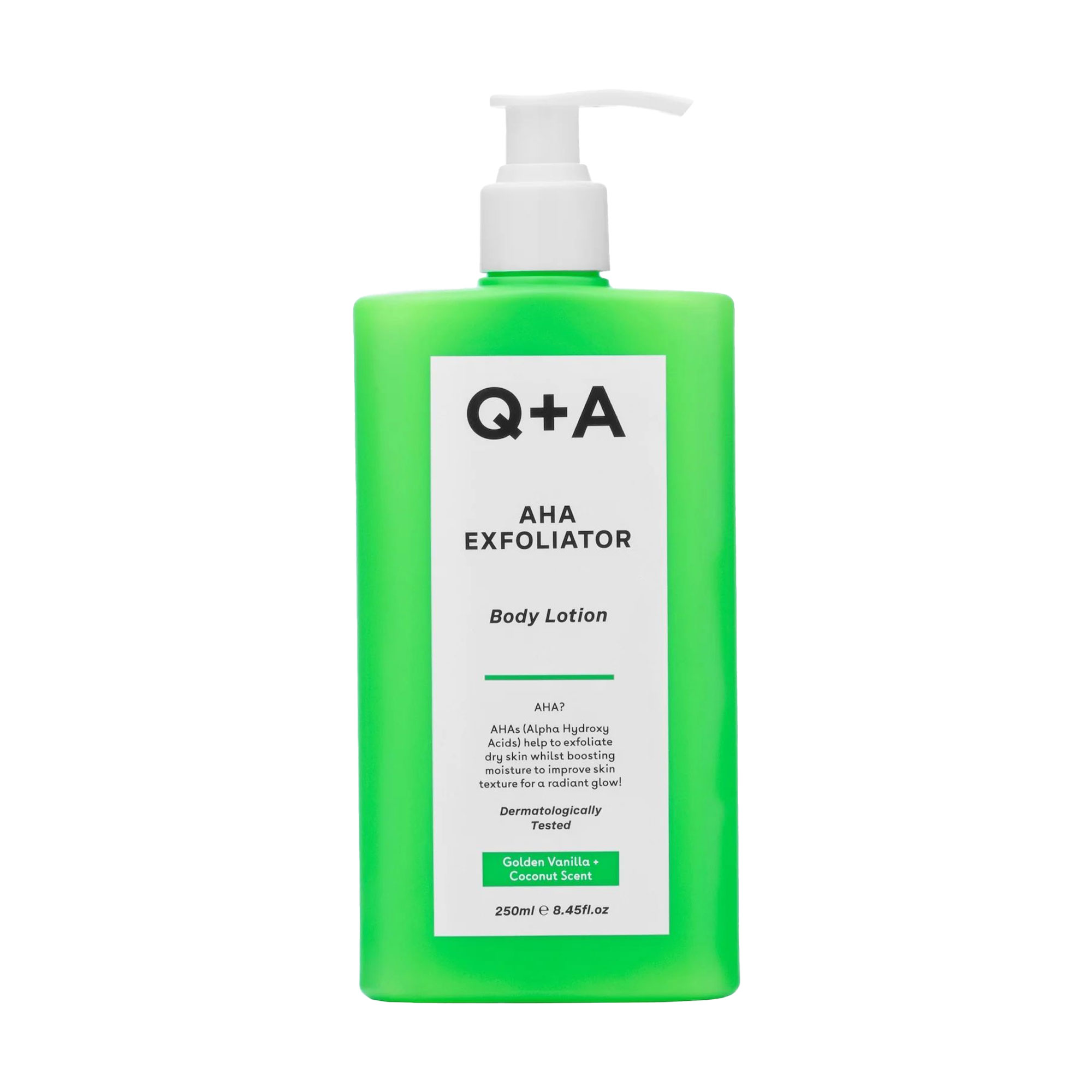 Лосьйон для тіла Q+A AHA Exfoliator Body Lotion з AHA-кислотами, 250 мл